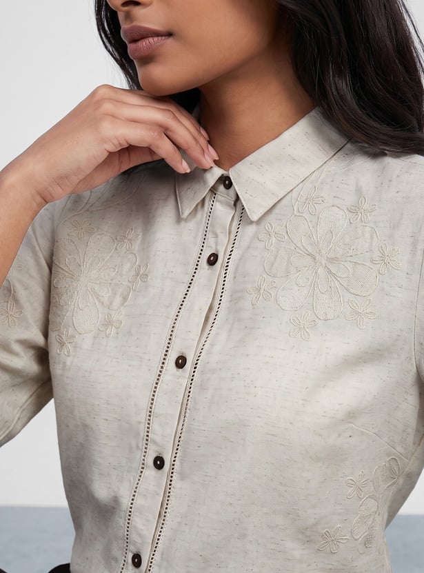 COLOUR ME Embroidered Shirt
