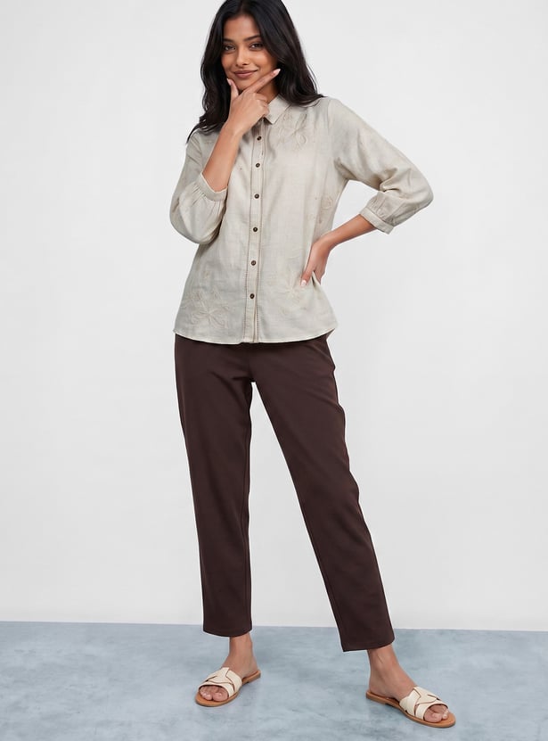 COLOUR ME Embroidered Shirt