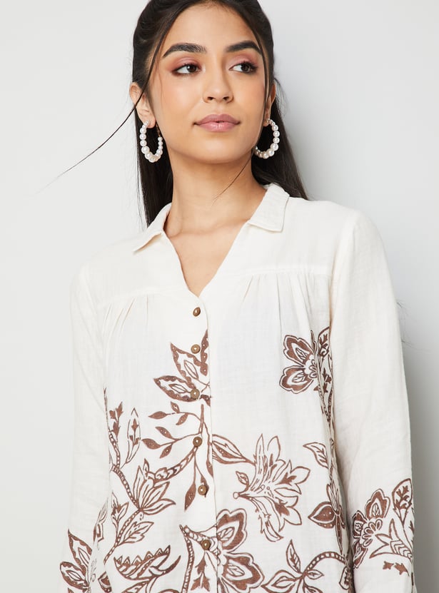 COLOUR ME Floral Print Top