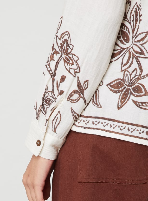 COLOUR ME Floral Print Top