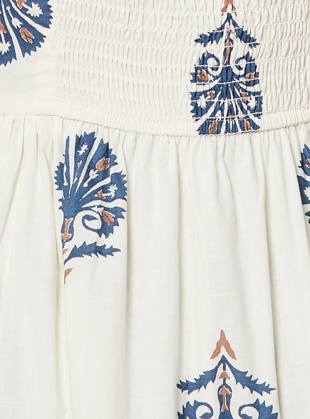 COLOUR ME Printed Tiered Dress