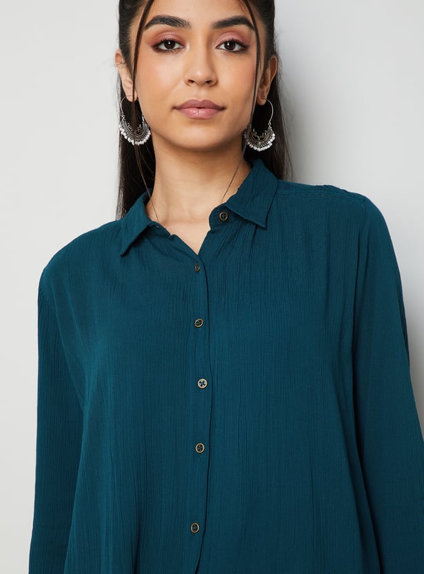 COLOUR ME Textured Shirt