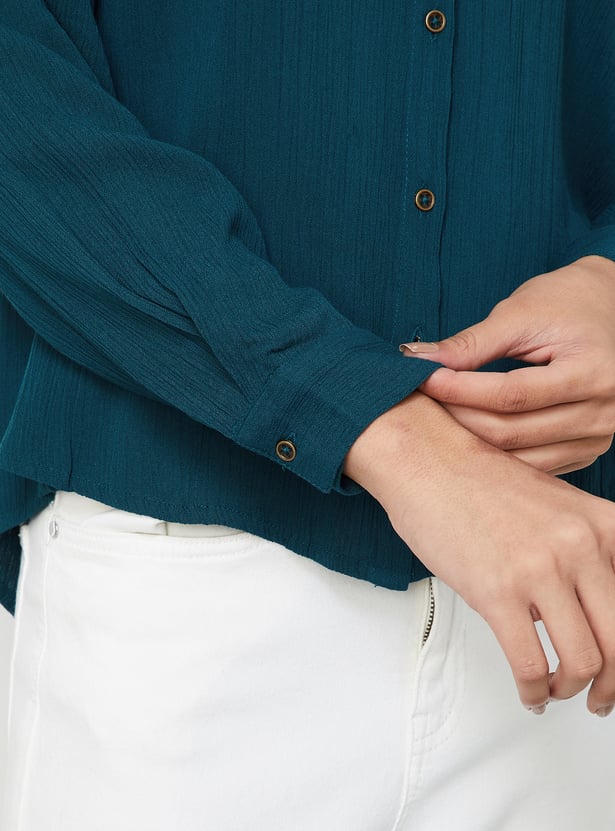COLOUR ME Textured Shirt