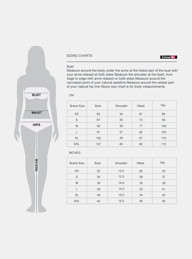 COLOUR ME Embroidered A-Line Dress