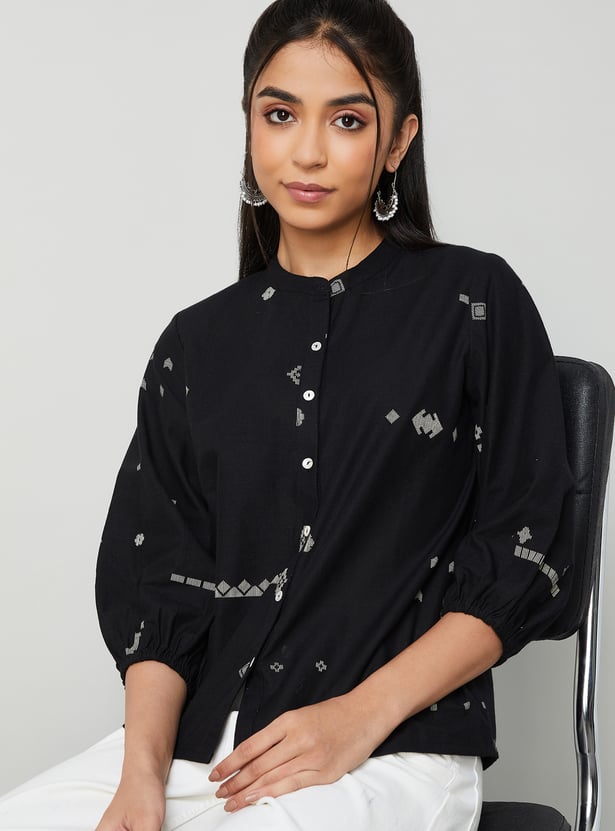 COLOUR ME Ethnic Motif Top