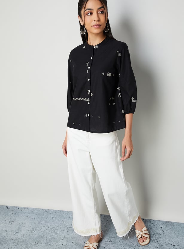 COLOUR ME Ethnic Motif Top