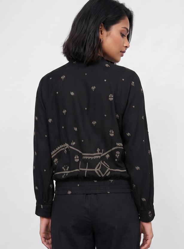 COLOUR ME Embroidered Top