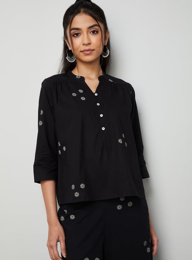 COLOUR ME Floral Print Top
