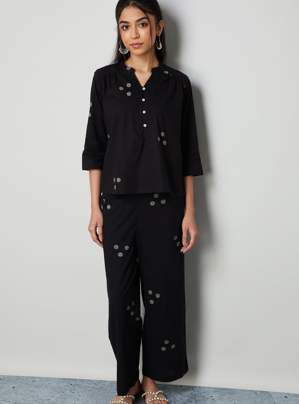 COLOUR ME Floral Print Top