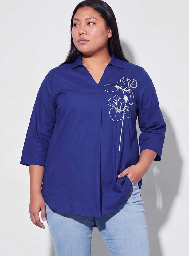 NEXUS Floral Embroidered Shirt
