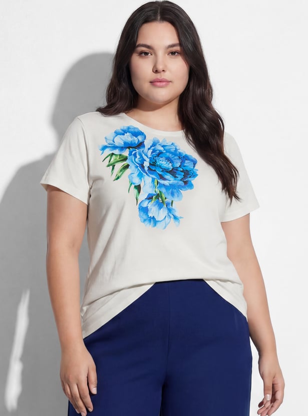 NEXUS Floral Print T-shirt