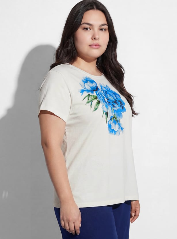 NEXUS Floral Print T-shirt