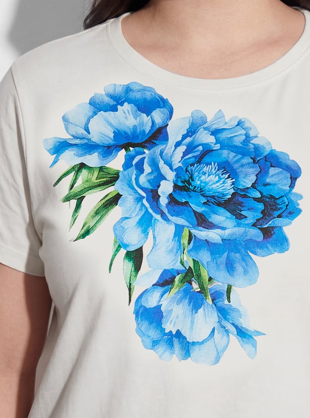 NEXUS Floral Print T-shirt