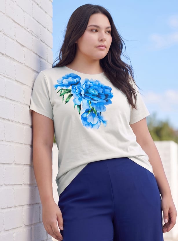 NEXUS Floral Print T-shirt