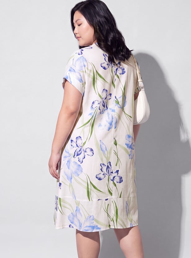 NEXUS Floral Print Midi Dress