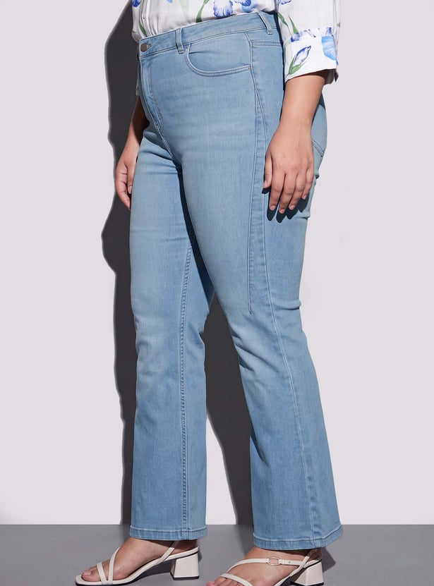 NEXUS High-Rise Flared Jeans