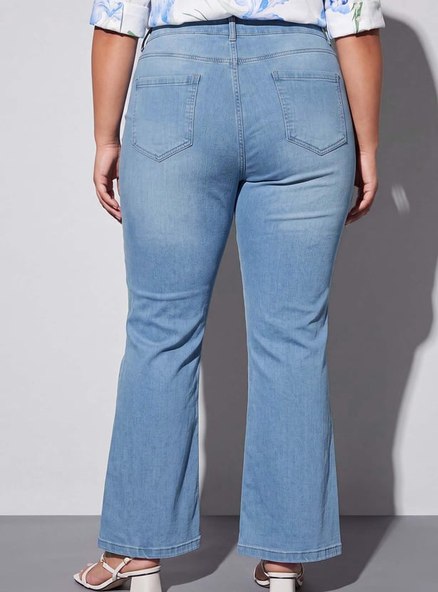 NEXUS High-Rise Flared Jeans