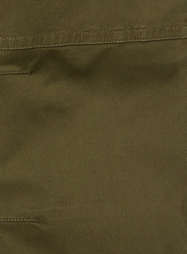 ALLEN SOLLY Boys Solid Cargos