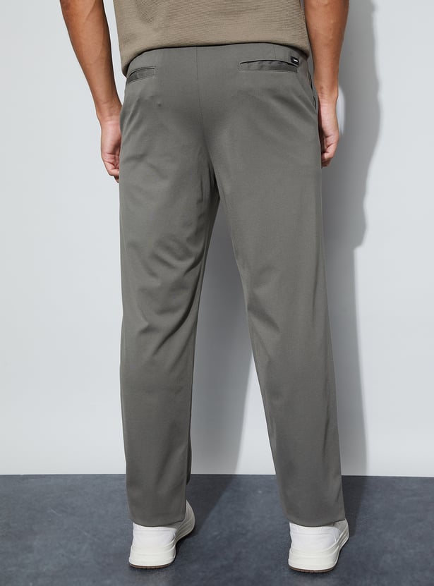 BOSSINI Solid Regular Fit Trousers