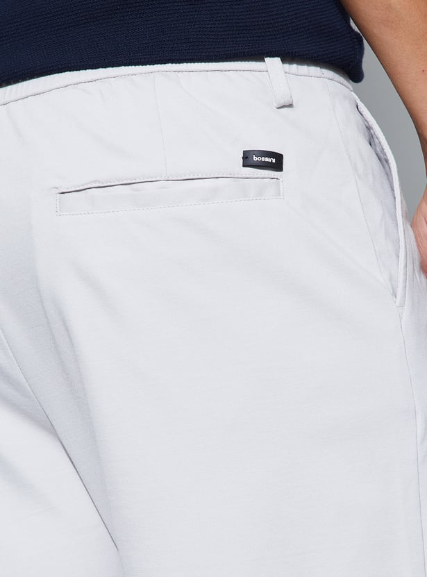 BOSSINI Solid Regular Fit Trousers