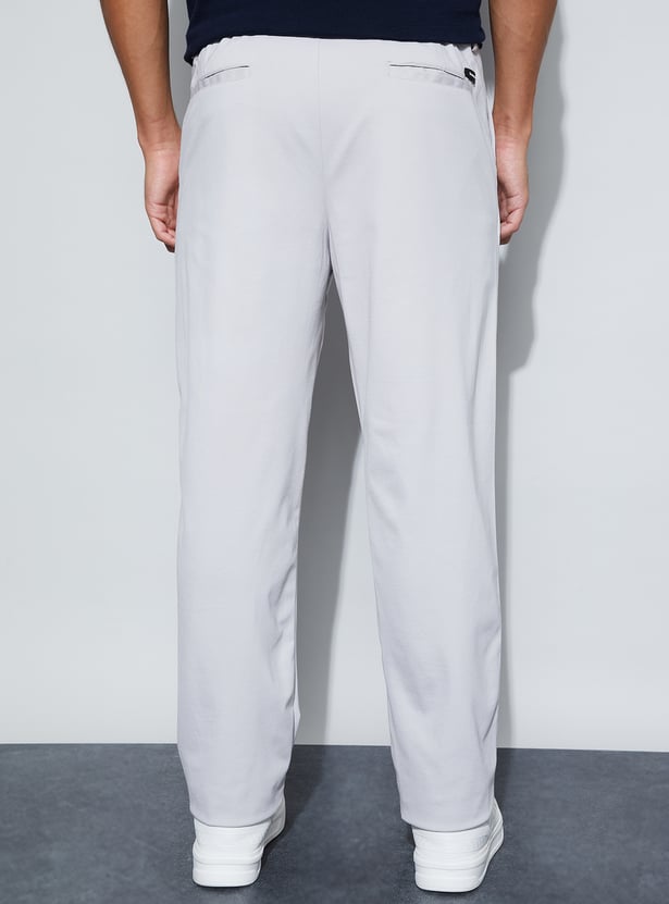 BOSSINI Solid Regular Fit Trousers