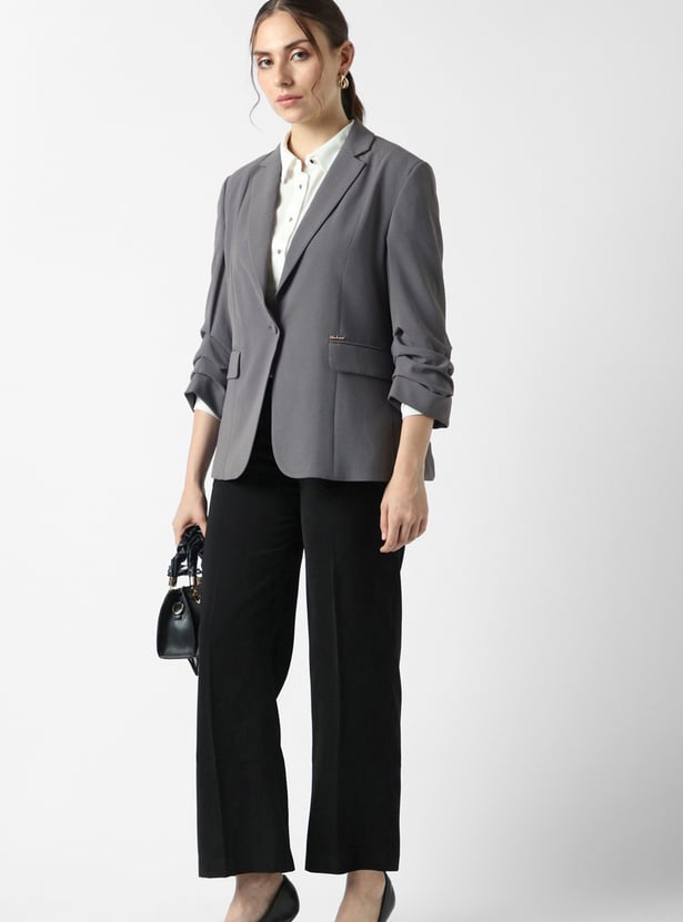 VAN HEUSEN Solid Blazer