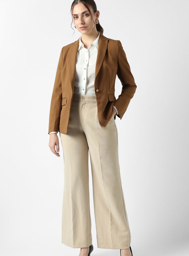 VAN HEUSEN Striped Tailored Blazer