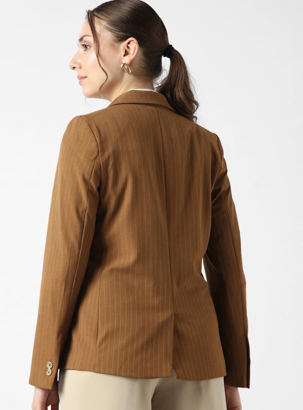 VAN HEUSEN Striped Tailored Blazer
