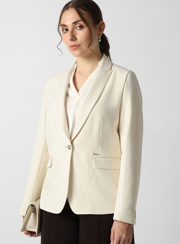 VAN HEUSEN Solid Tailored Blazer