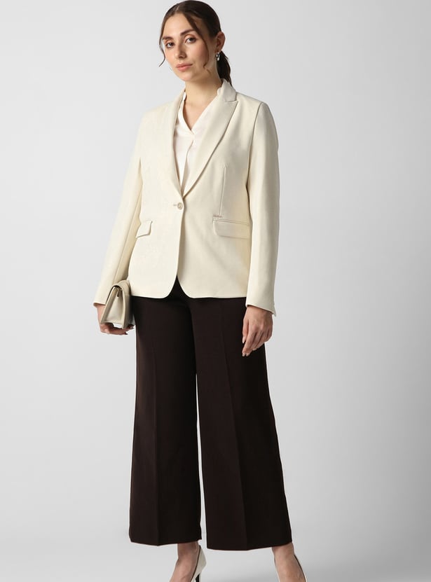 VAN HEUSEN Solid Tailored Blazer