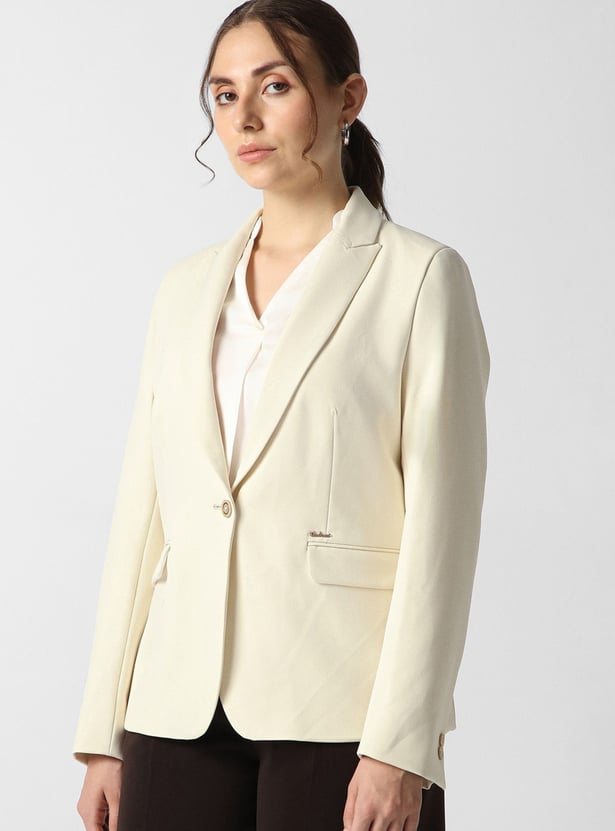VAN HEUSEN Solid Tailored Blazer