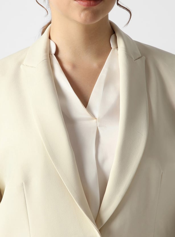VAN HEUSEN Solid Tailored Blazer