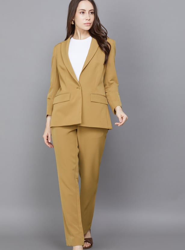 VAN HEUSEN Solid Blazer
