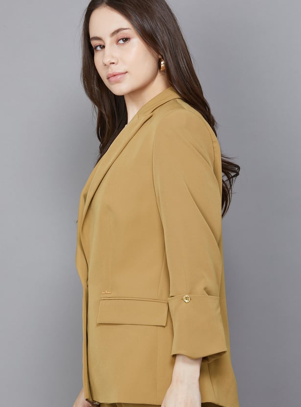 VAN HEUSEN Solid Blazer