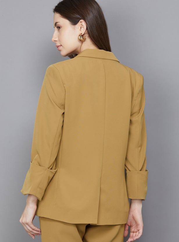 VAN HEUSEN Solid Blazer