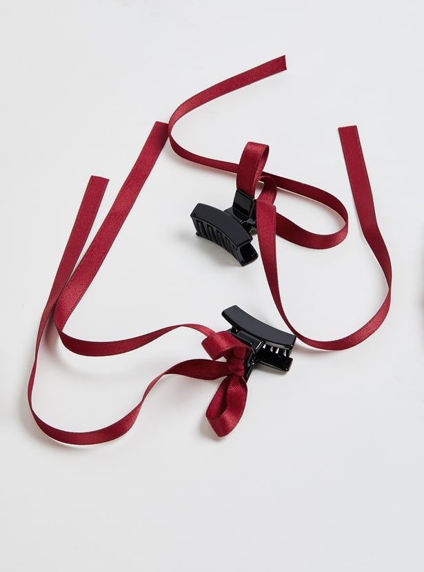 FAME FOREVER Ribbon Claw Clip - Pack of 2