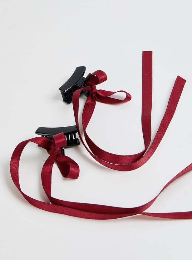 FAME FOREVER Ribbon Claw Clip - Pack of 2