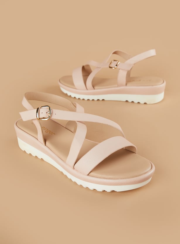 GINGER Solid Platform Sandals