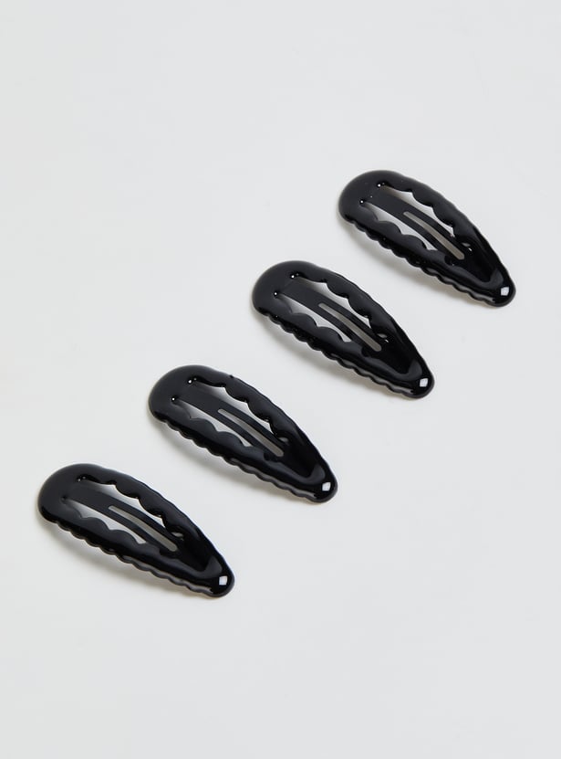 FAME FOREVER Scalloped Hair Clip - Pack of 4