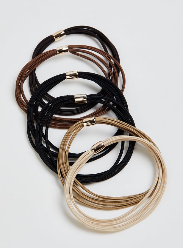 FAME FOREVER Elastic Hair Ties - Pack of 6