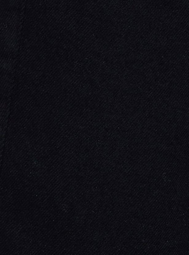 KRAUS Solid Wide Leg Jeans