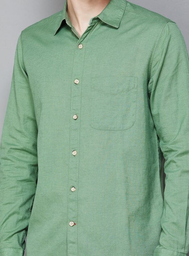 SPYKAR Solid Slim Fit Shirt