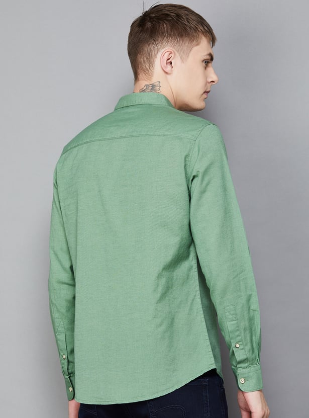 SPYKAR Solid Slim Fit Shirt
