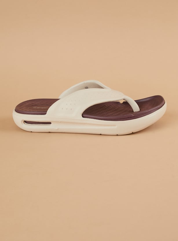GINGER Textured Flip Flops