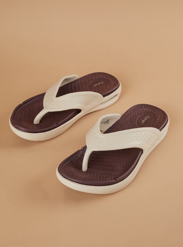 GINGER Textured Flip Flops