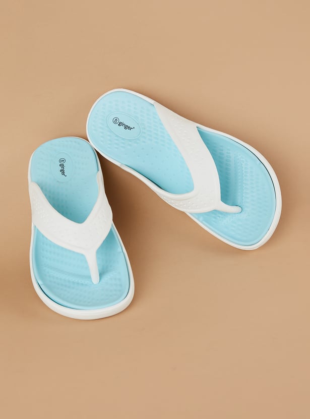 GINGER Textured Flip Flops