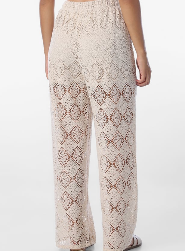 ONLY Lace Knit Trousers