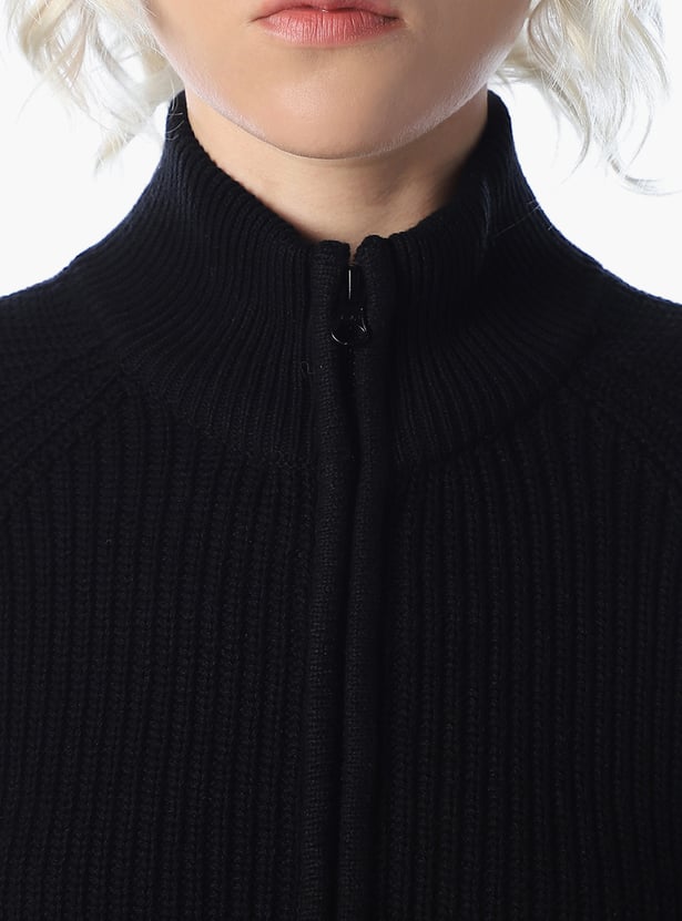 ONLY Mock Collar Knitted Cardigan
