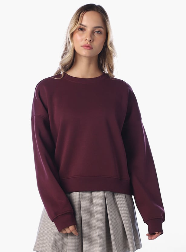 ONLY Solid Sweatshirt