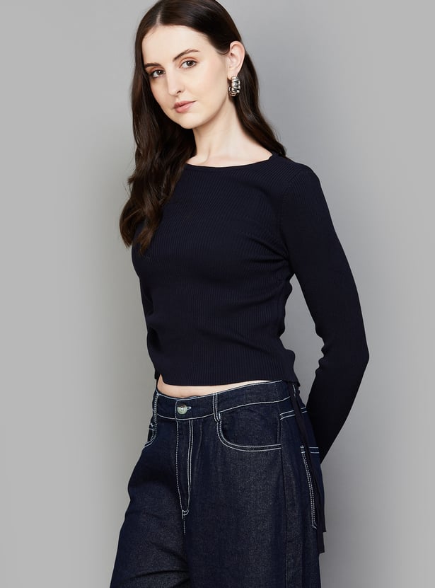 ONLY Ruched Pullover Sweatshirt